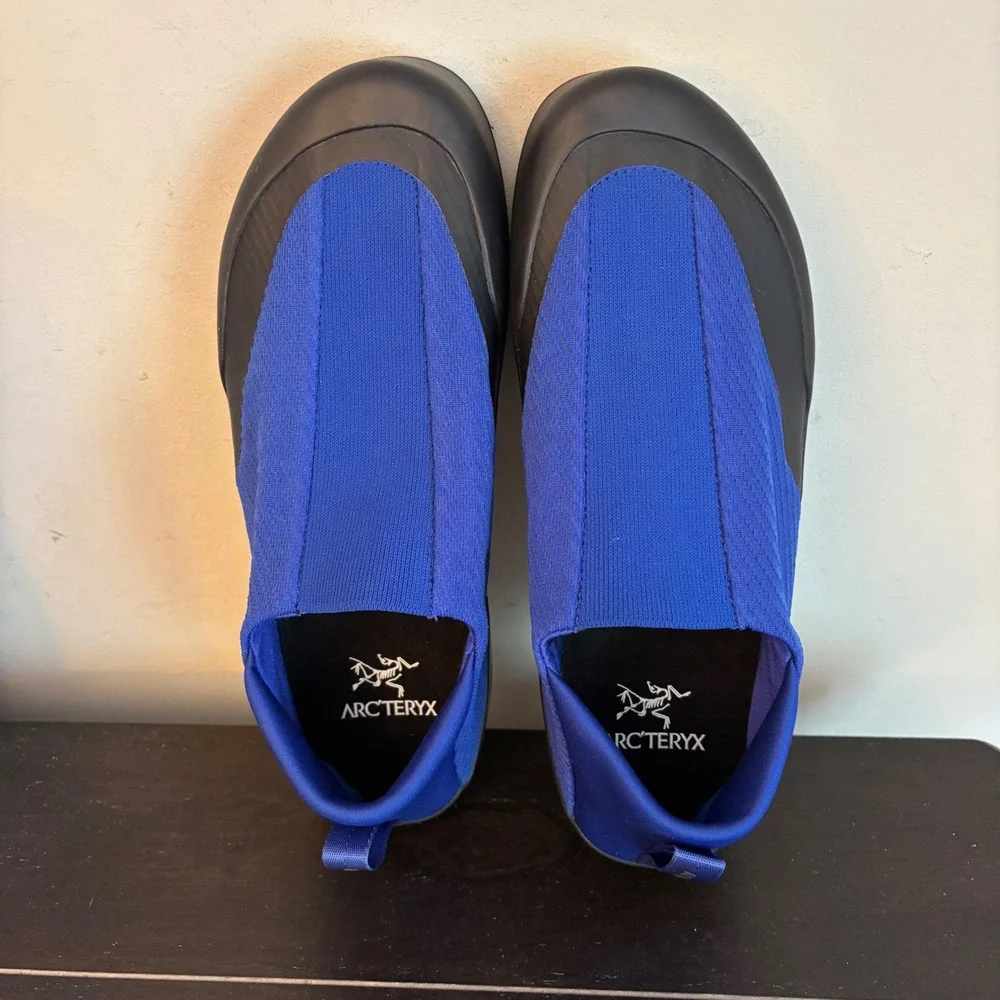 Arc'teryx | Kragg Shoe | Blue Black | Vibram Megagrip Slip On Mens 7.5